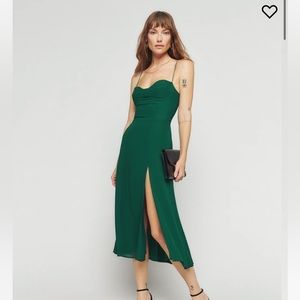 Reformation Juliette Dress- Emerald size 0